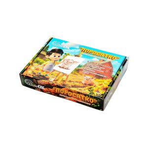 Деревʼяний пазл-розмальовка А5 "Поросятко" пензлик, фарби, клейка плівка Деревʼяний пазл-розмальовка А5 "Поросятко" пензлик, фарби, клейка плівка