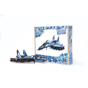 Дерев'яний 3D конструктор "МІГ-29", 94 деталі
