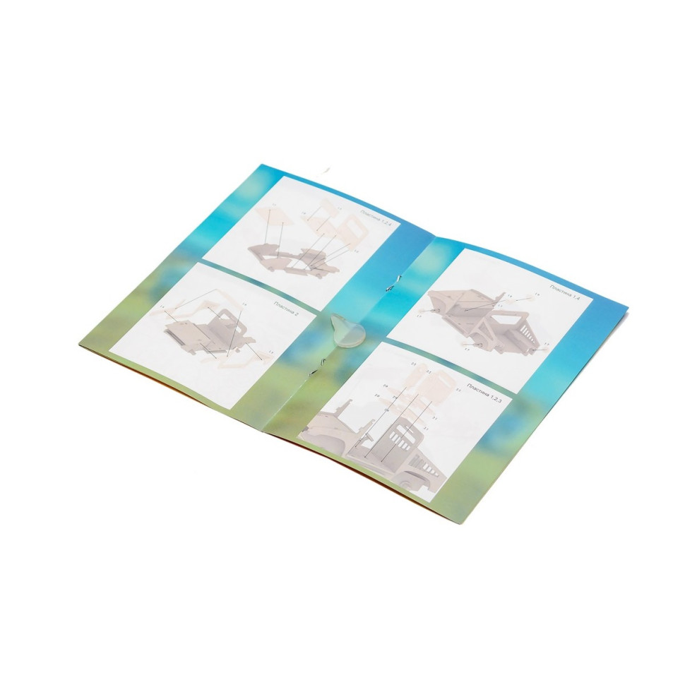 Дерев'яний 3D конструктор "Humvee", 100 деталей Дерев'яний 3D конструктор "Humvee", 100 деталей - Зображення 9