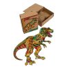 Фигурный деревянный пазл A3 "Тиранозавр Рекс", 132 детали