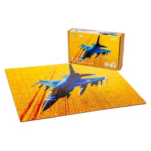 Фігурний дерев'яний пазл A3 "F16 Fighting Falcon", 176 елементів