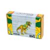 Фигурный деревянный пазл A3 "Тиранозавр Рекс", 129 элементов