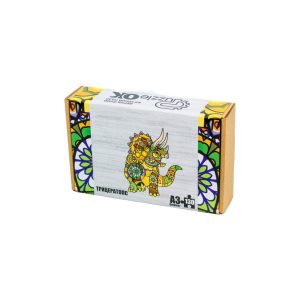 Фігурний дерев'яний пазл A3 "Трицератопс", 130 елементів