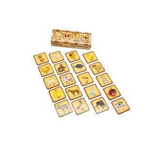 Alternative view of Дерев'яна головоломка "Свійські тварини", 40 елементів