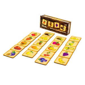 Alternative view of Дерев'яна головоломка "Фрукти", 40 елементів