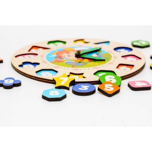 Alternative view of Дерев'яний сортер "Годинник" для дівчаток