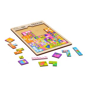 Alternative view of Розвиваюча дерев'яна іграшка "Тетріс Солодощі"