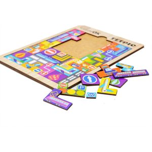 Alternative view of Розвиваюча дерев'яна іграшка "Тетріс Транспорт"