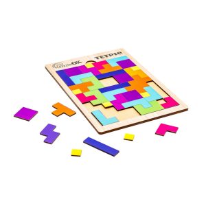Розвиваюча дерев'яна іграшка "Тетріс"