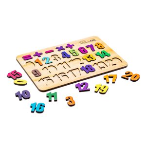 Alternative view of Розвиваюча дерев'яна іграшка "Цифри", 27 елементів