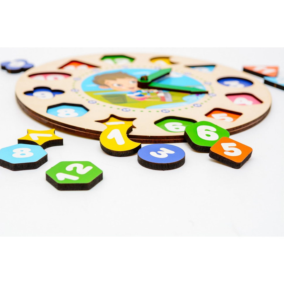 Дерев'яний сортер "Годинник" для хлопчиків Дерев'яний сортер "Годинник" для хлопчиків - Зображення 2