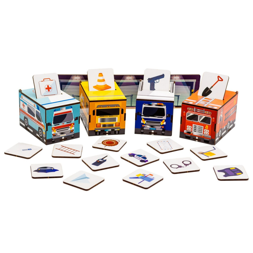 Дитячий Сортер Монтессорі "Машинки" Дитячий Сортер Монтессорі "Машинки"