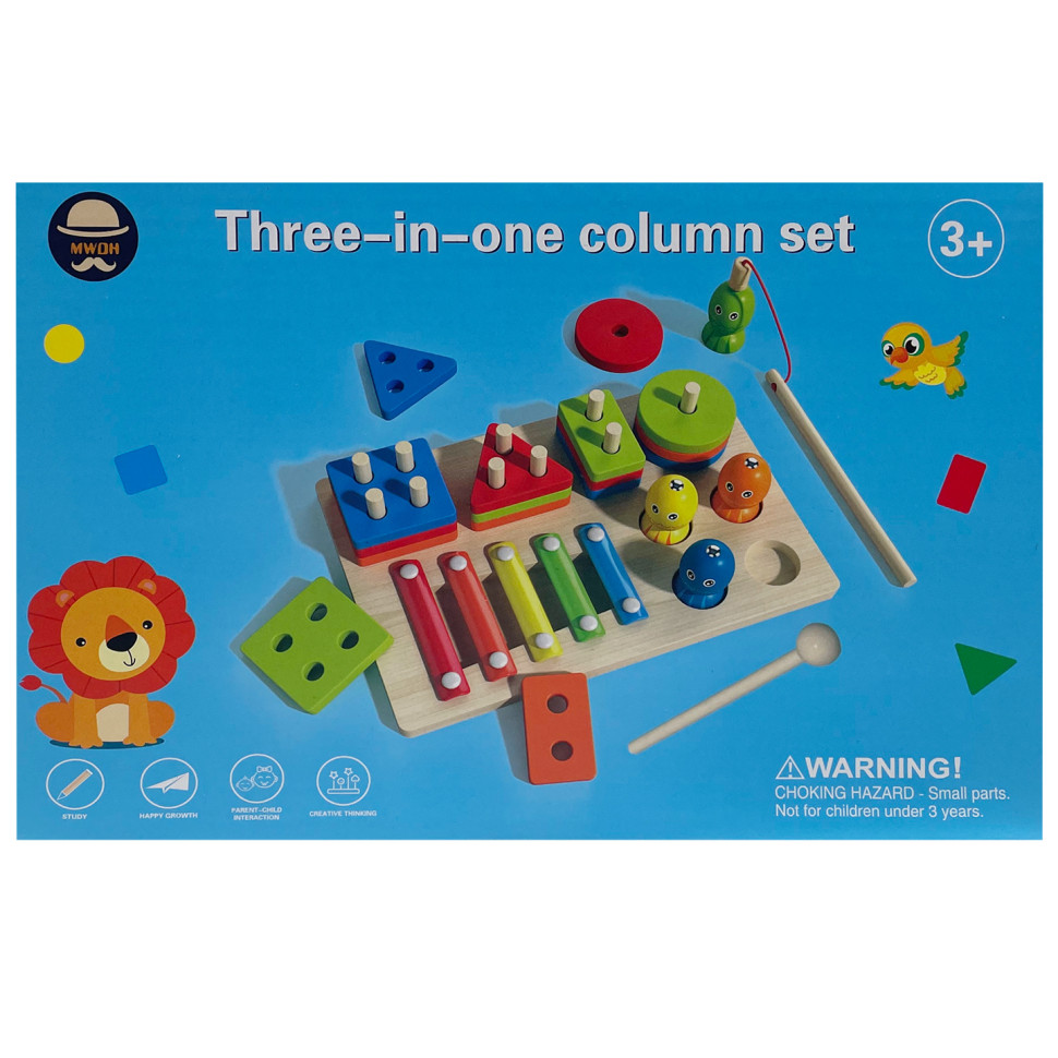 Дитяча дерев'яна іграшка "Рибалка-Ксилофон" магнітна Дитяча дерев'яна іграшка "Рибалка-Ксилофон" магнітна - Зображення 3