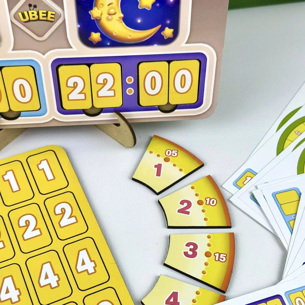 Розвиваюча гра Годинник - Вчимо час Розвиваюча гра Годинник - Вчимо час - Зображення 3