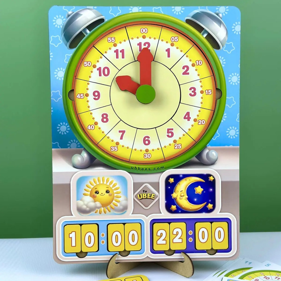 Розвиваюча гра Годинник - Вчимо час Розвиваюча гра Годинник - Вчимо час - Зображення 6
