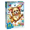 Пазл дитячий Веселе цуценя, 24 великих елементів