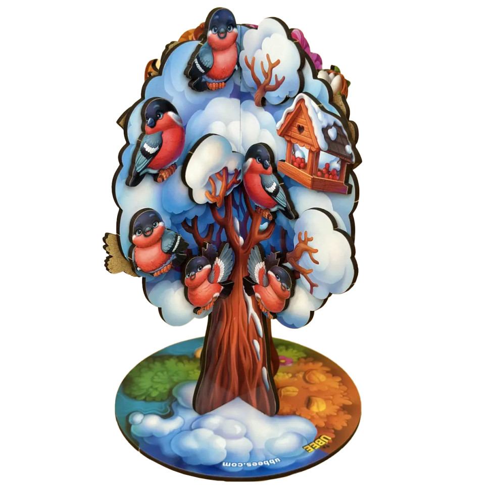 Дитяча настільна гра "Пори року абрикоса" дерев'яна Дитяча настільна гра "Пори року абрикоса" дерев'яна - Зображення 4