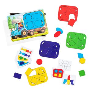 Alternative view of Дитячий пазл-сортер "Трактор" танграм