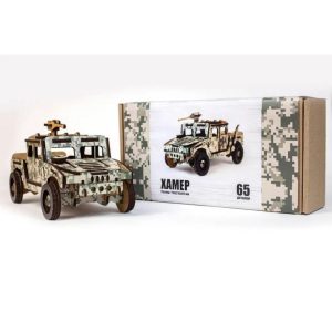 Alternative view of Дерев'яний 3D конструктор Хамер, 65 деталей