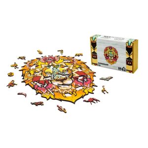 Alternative view of Фігурний дерев'яний пазл A4 Африканський Лев, 64 деталі