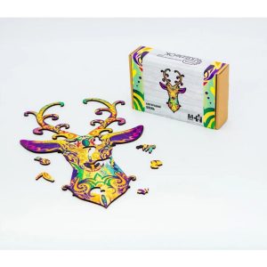 Alternative view of Фігурний дерев'яний пазл A4 Благородний Олень, 67 деталей