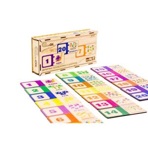 Alternative view of Дерев'яна головоломка-пазл з цифрами