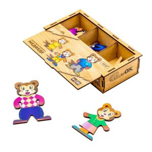 Alternative view of Дерев'яна настільна гра Ведмедики