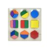 Дитячий дерев'яний сортер "Геометрика", 9 фігурок