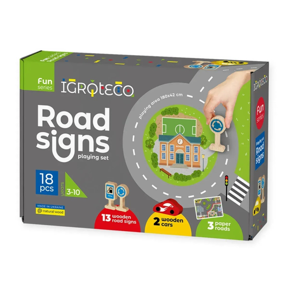 Дитяча гра навчально-пізнавальна "Дорожні знаки" Igroteco Дитяча гра навчально-пізнавальна "Дорожні знаки" Igroteco