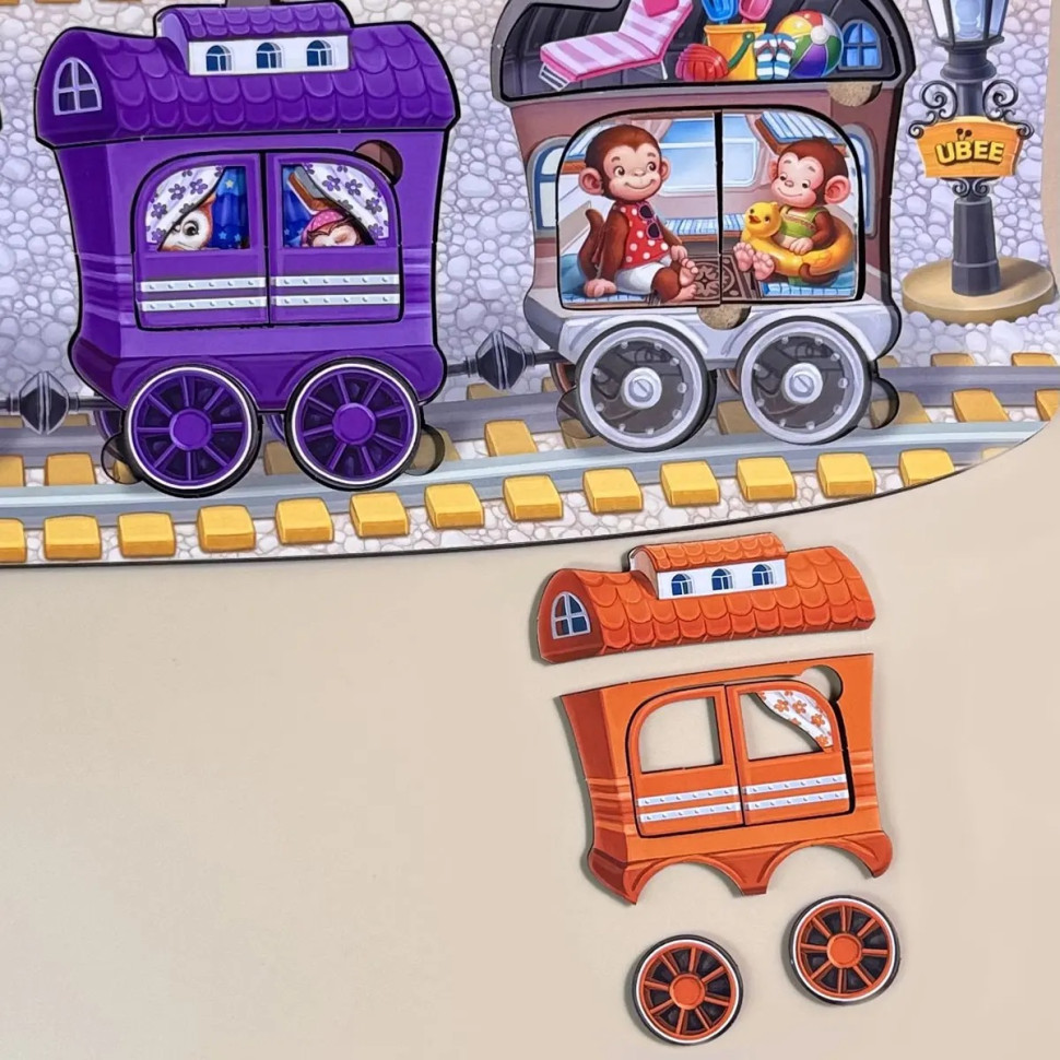 Дерев'яний дитячий сортер "Потяг великий" Дерев'яний дитячий сортер "Потяг великий" - Зображення 3