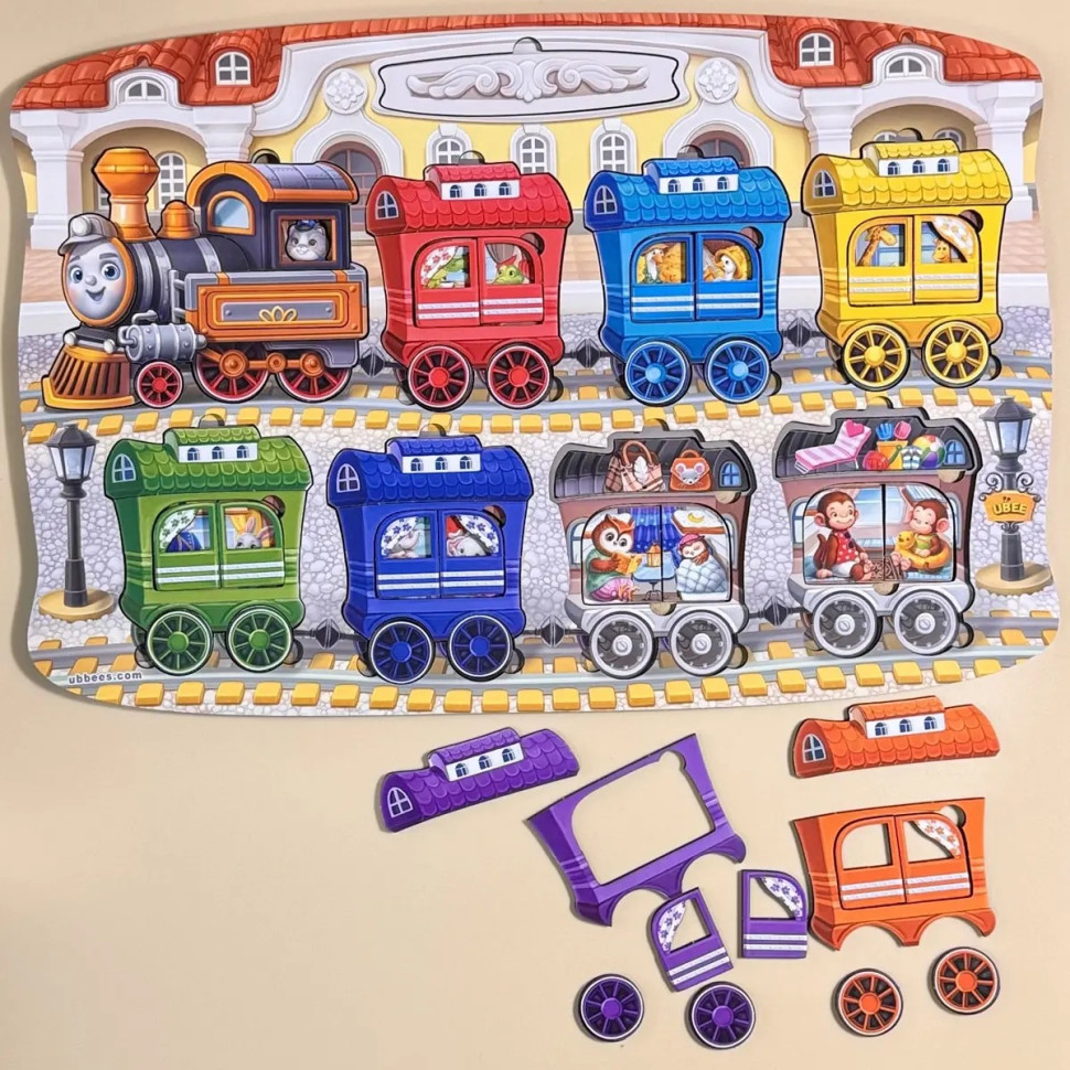 Дерев'яний дитячий сортер "Потяг великий" Дерев'яний дитячий сортер "Потяг великий" - Зображення 4