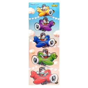 Дерев'яний дитячий сортер "Літаки більше - менше"