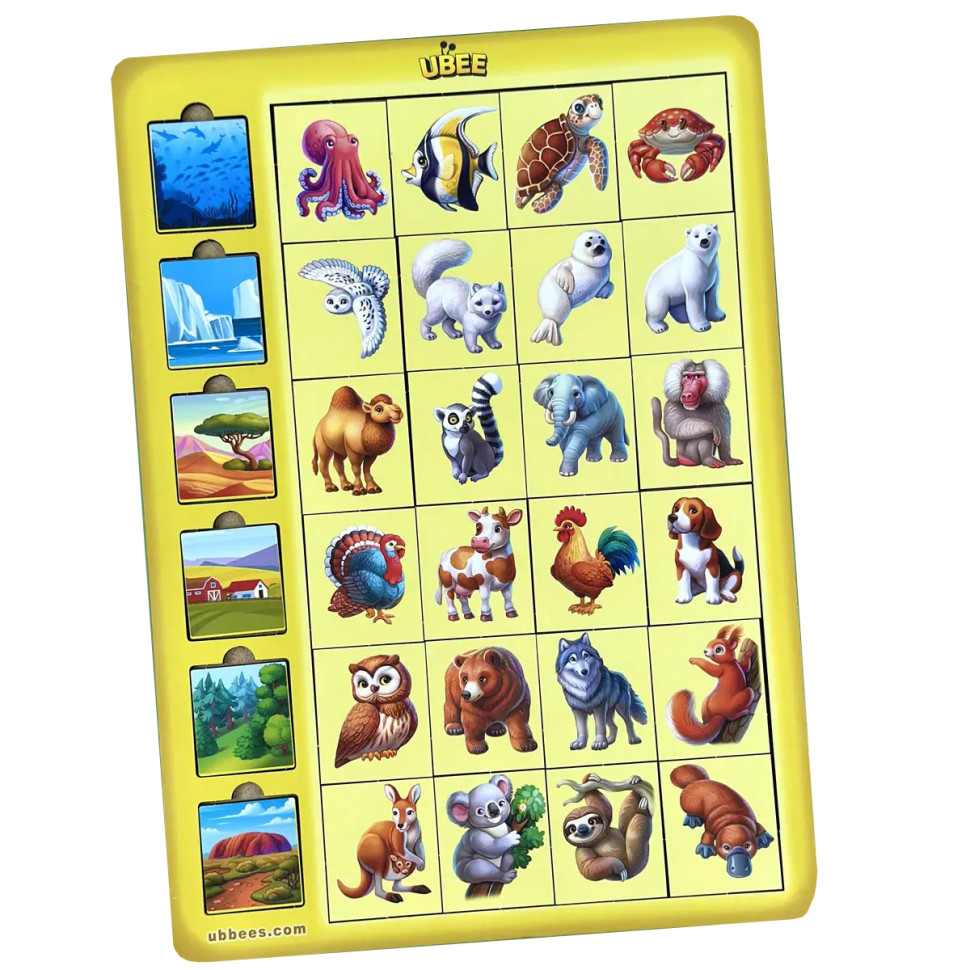 Дерев'яний дитячий сортер "Асоціації тварини" Дерев'яний дитячий сортер "Асоціації тварини"