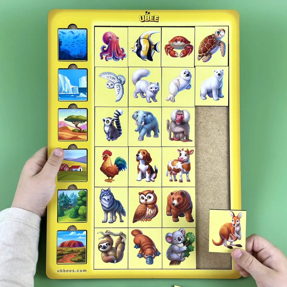 Дерев'яний дитячий сортер "Асоціації тварини" Дерев'яний дитячий сортер "Асоціації тварини" - Зображення 4