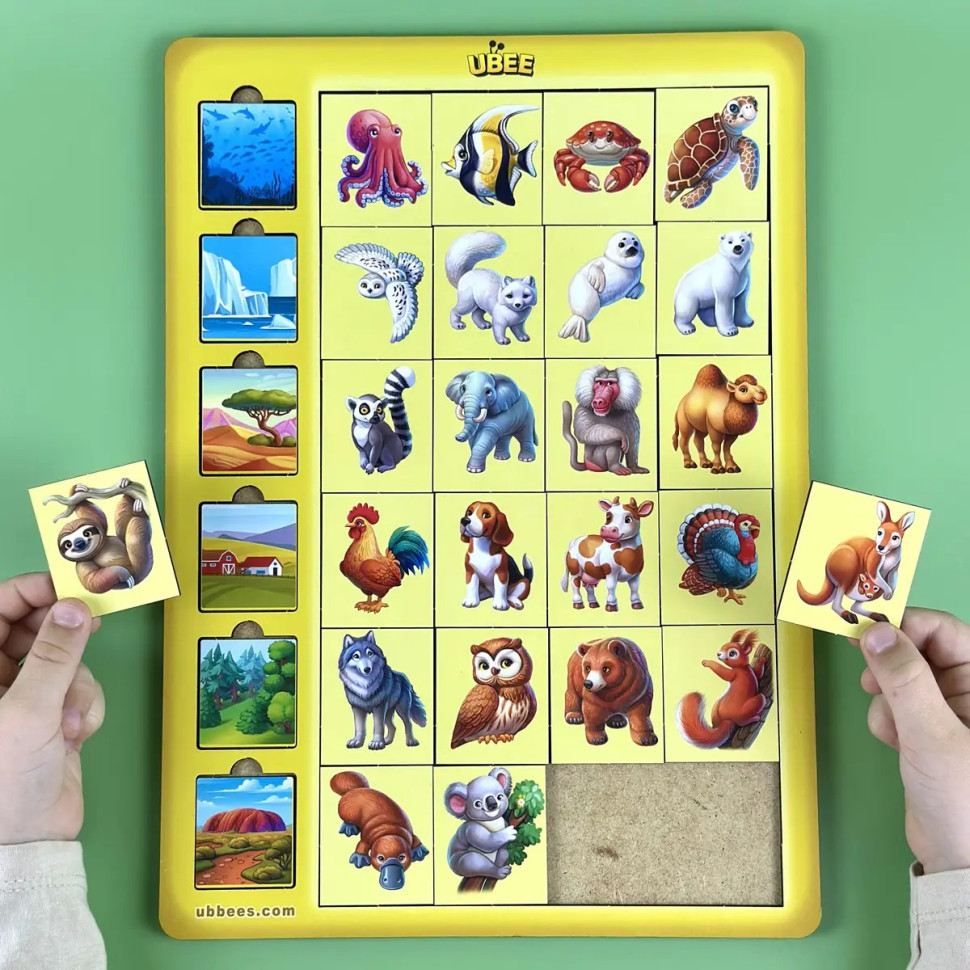 Дерев'яний дитячий сортер "Асоціації тварини" Дерев'яний дитячий сортер "Асоціації тварини" - Зображення 5