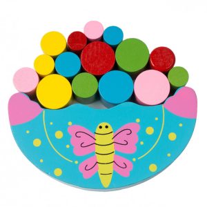 Дитяча іграшка балансир Божа корівка дерев'яна Метелик