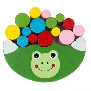 Дитяча іграшка балансир Божа корівка дерев'яна Жабка