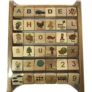 Дерев'яна Абетка англійська мова