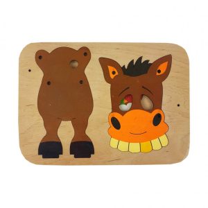 Alternative view of Дитячий конструктор "Конячка" дерев'яний