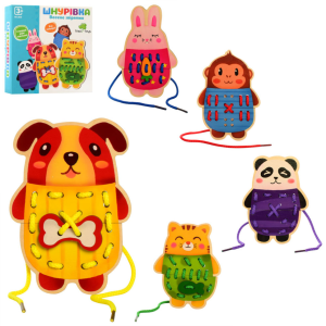 Дерев'яна іграшка "Шнурівка"