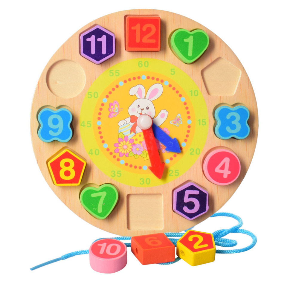 Рамка вкладиш Годинник Limo Toy зі шнурівкою, 18 см Заяць Рамка вкладиш Годинник Limo Toy зі шнурівкою, 18 см Заяць