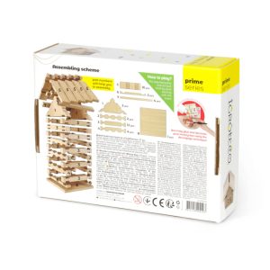 Alternative view of Дерев'яний конструктор "Скарбничка" Igroteco, 37 деталей