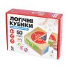 Навчальні логічні кубики "Склади візерунок" Igroteco, 50 завдань на картках