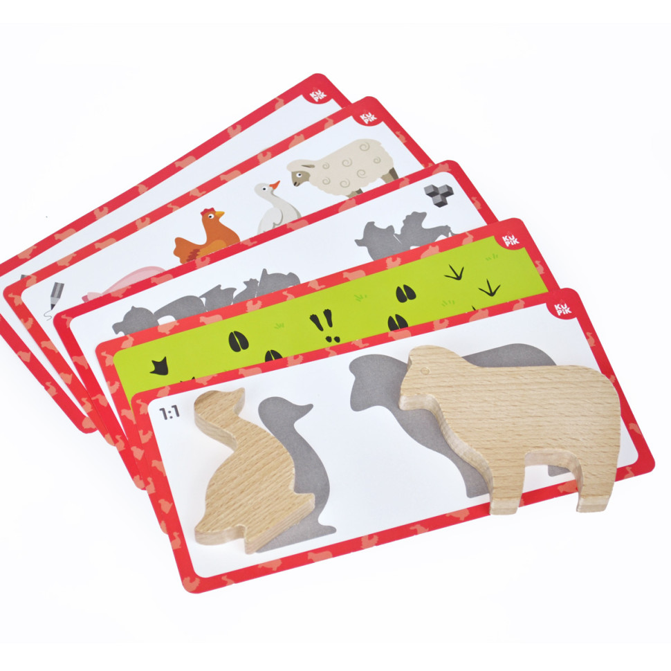 Дерев'яний ігровий набір "Фігурки тварин" Igroteco, 17 деталей Дерев'яний ігровий набір "Фігурки тварин" Igroteco, 17 деталей - Зображення 6