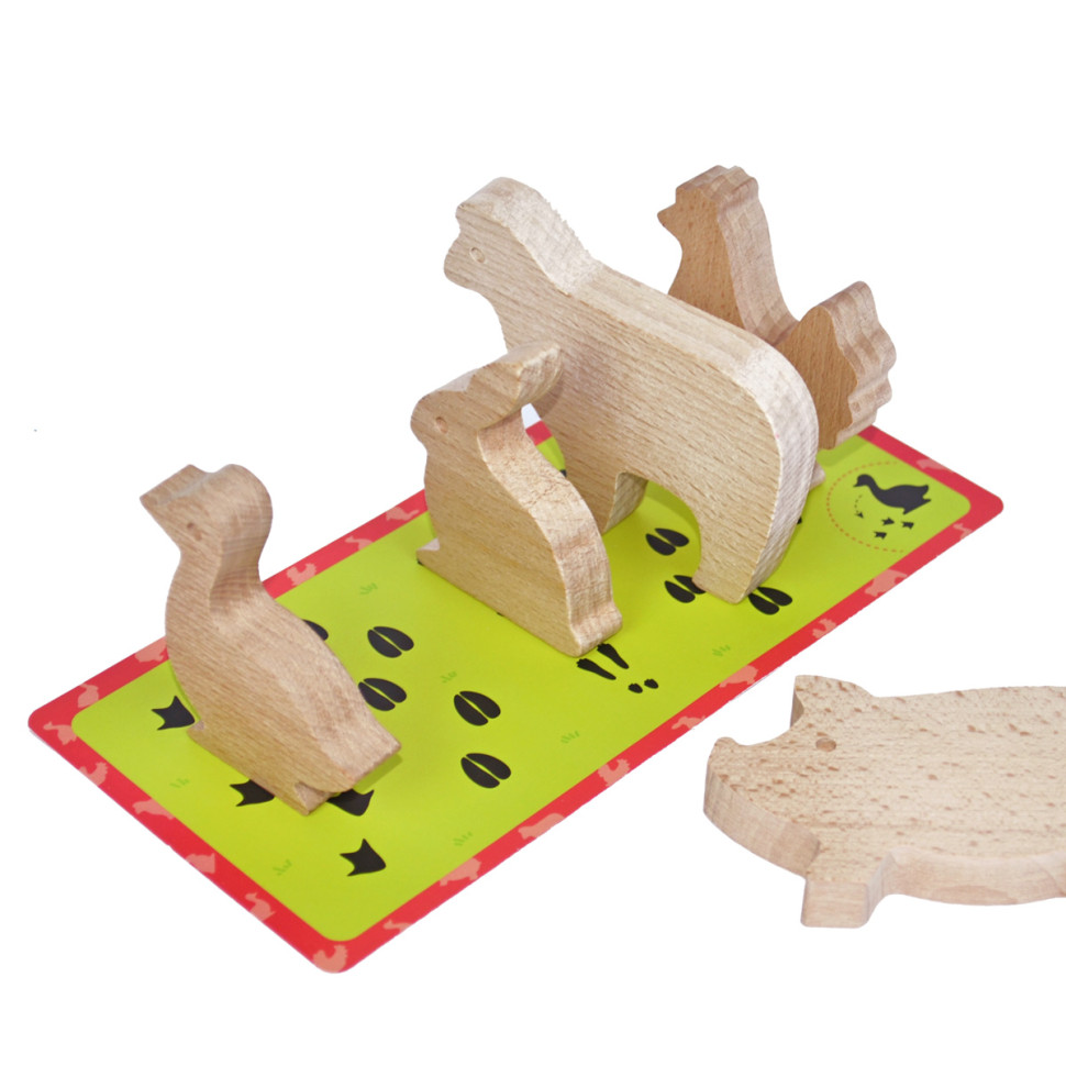 Дерев'яний ігровий набір "Фігурки тварин" Igroteco, 17 деталей Дерев'яний ігровий набір "Фігурки тварин" Igroteco, 17 деталей - Зображення 7