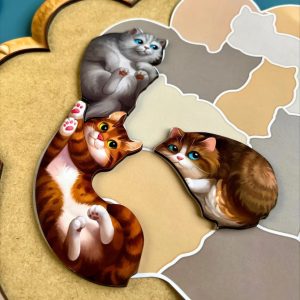 Alternative view of Дерев'яний пазл-вкладиш "Котики-муркотики" Ubumblebees