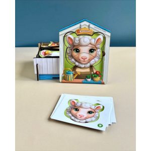 Alternative view of Дерев'яний пазл-вкладиш "Збери тварин" Ubumblebees, 39 деталей