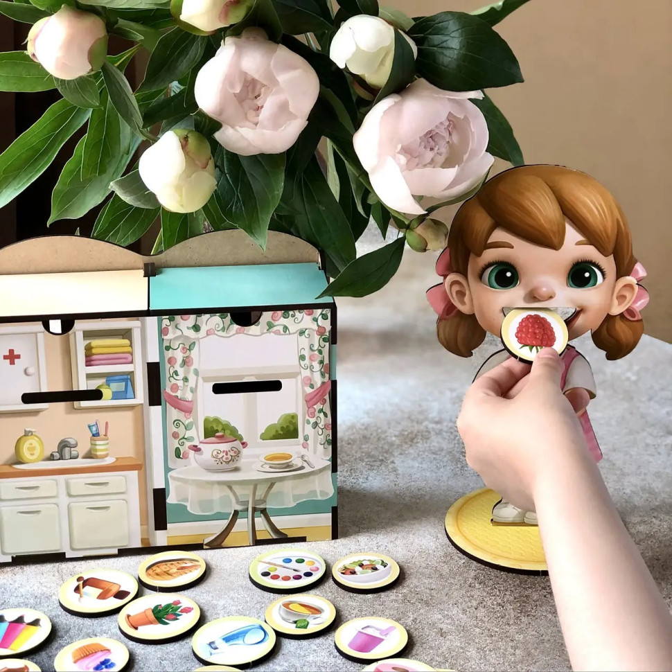 Дерев'яна настільна гра "Їстівне-неїстівне" Ubumblebees сортер-комодик Дерев'яна настільна гра "Їстівне-неїстівне" Ubumblebees сортер-комодик - Зображення 2