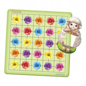 Дерев'яний пазл-сортер "Вівця на галявині" Ubumblebees, 20 карток Дерев'яний пазл-сортер "Вівця на галявині" Ubumblebees, 20 карток