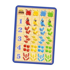 Дерев'яний пазл-сортер "Порівняй та підбери" Ubumblebees колір та рахунок Дерев'яний пазл-сортер "Порівняй та підбери" Ubumblebees колір та рахунок